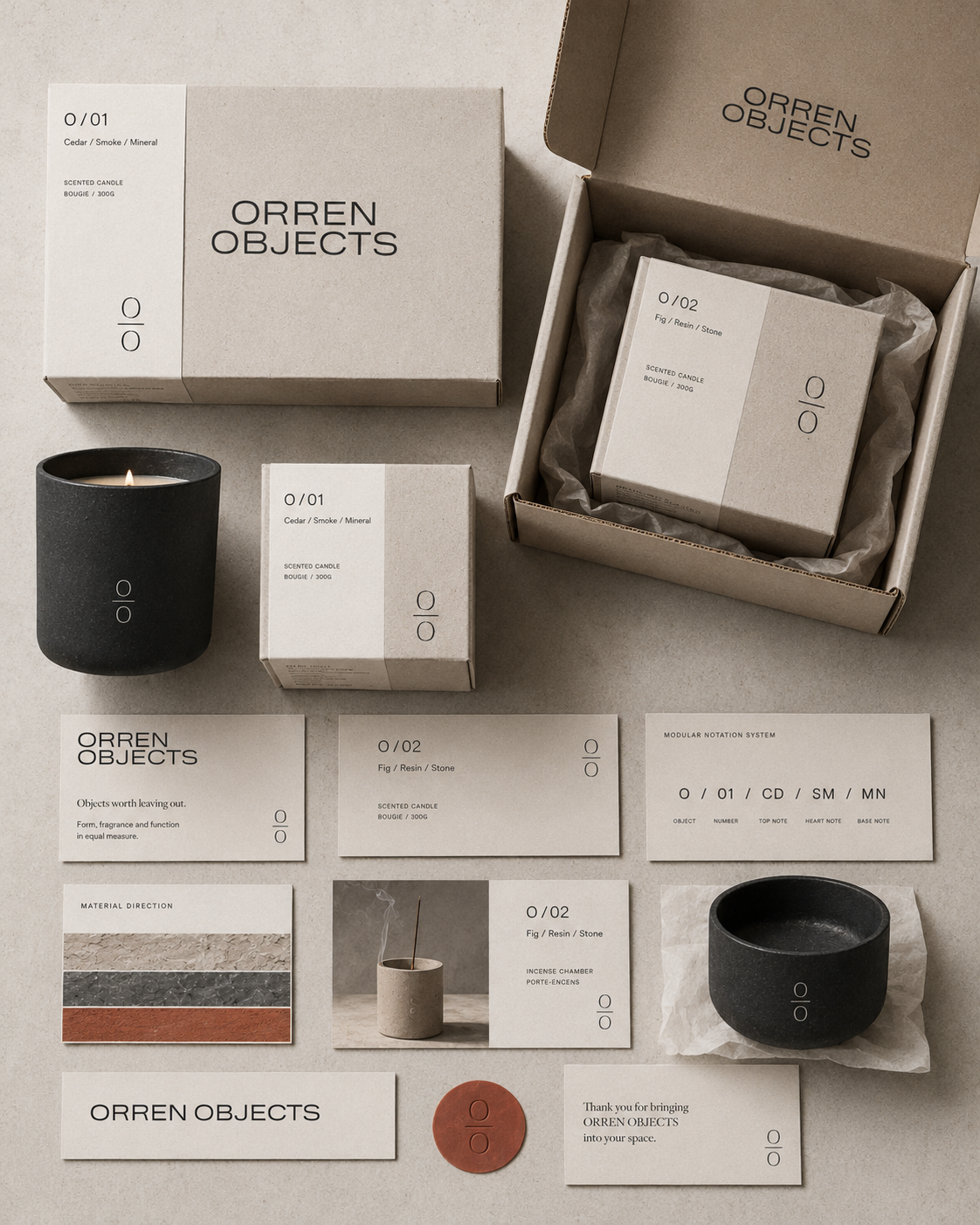Orren Objects packaging system